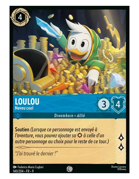 S9 - 140/204 : Loulou - Neveu cool | Cartes à l'unité Lorcana