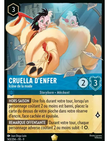 S9 - 143/204 - Cruella d'Enfer -...