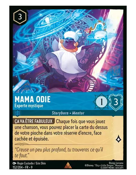 S9 - 152/204 : Mama Odie - Experte mystique | Cartes à l'unité Lorcana