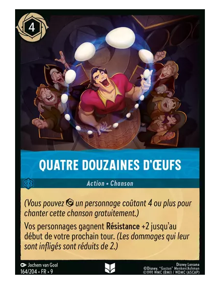 S9 - 164/204 : Quatre douzaines d'œufs | Cartes à l'unité Lorcana