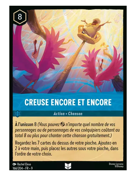 S9 - 166/204 : Creuse encore et encore | Cartes à l'unité Lorcana