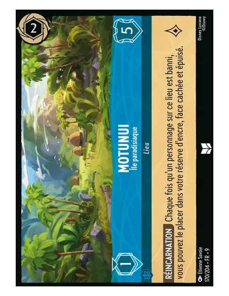 S9 - 170/204 : Motunui - Île paradisiaque | Cartes à l'unité Lorcana