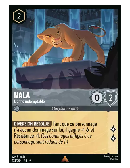 S9 - 173/204 : Nala - Lionne indomptable | Cartes à l'unité Lorcana