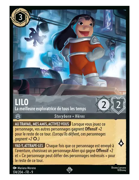 S9 - 174/204 : Lilo - La meilleure exploratrice... | Cartes à l'unité Lorcana