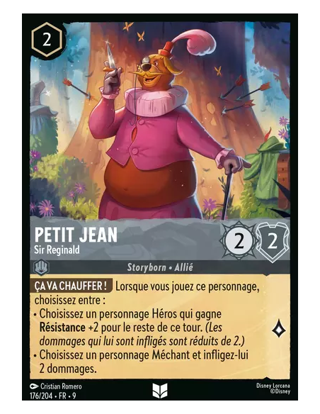 S9 - 176/204 : Petit Jean - Sir Reginald | Cartes à l'unité Lorcana