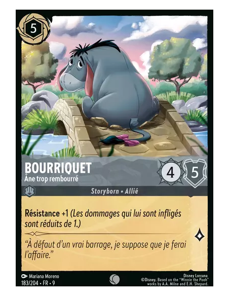 S9 - 183/204 : Bourriquet - Âne trop rembourré | Cartes à l'unité Lorcana