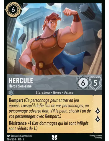 S9 - 186/204 - Hercule - Héros bien-aimé