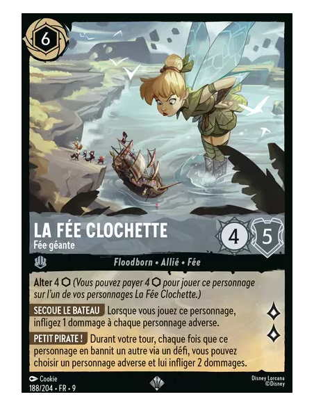 S9 - 188/204 : La Fée Clochette - Fée géante | Cartes à l'unité Lorcana