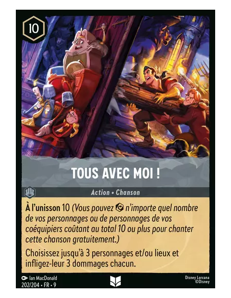 S9 - 202/204 : Tous avec moi ! | Cartes à l'unité Lorcana