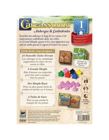 Carcassonne : Auberges et Cathédrales (Ext.1)