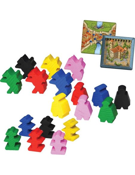 Carcassonne : Maires et Messages (Ext.5), meeple