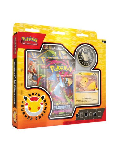Une image du Coffret Journée Pokémon 2026 de profil