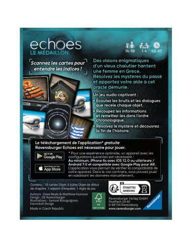 Echoes : Le médaillon visuel de la boite arrière