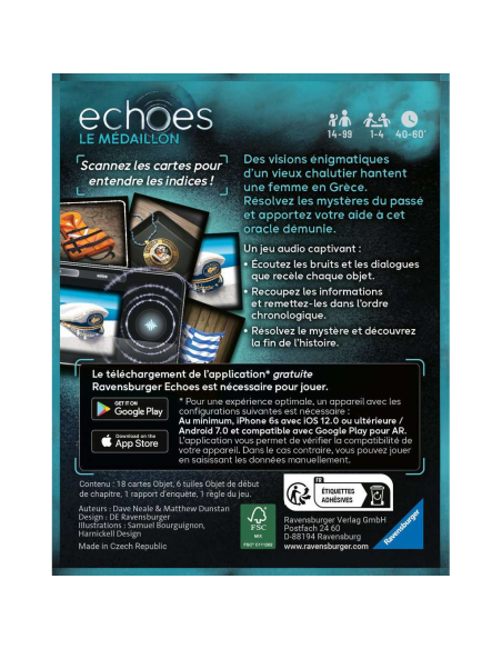Echoes : Le médaillon visuel de la boite arrière