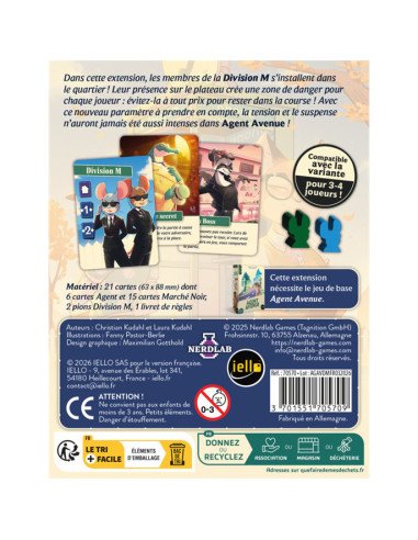 Agent Avenue - Division M (Ext.) - PRECOMMANDE