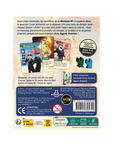 Agent Avenue - Division M (Ext.) - PRECOMMANDE
