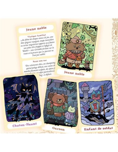 Donjons & Chatons : Set de cartes...