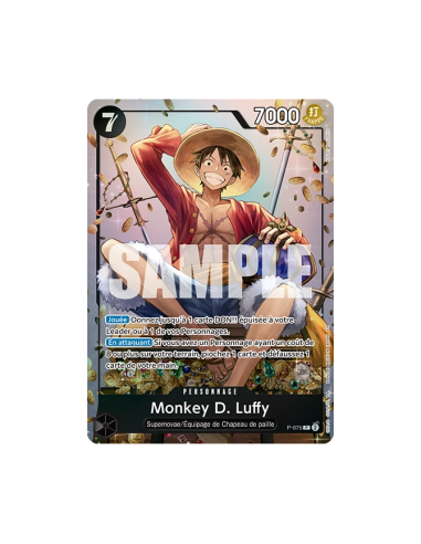 One Piece : Tin Pack Set Vol.2 [TS-02] - Visuel Carte à jouer collectionner ・Monkey D. Luffy