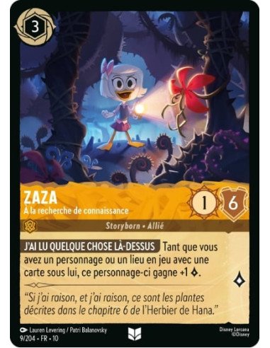 S10 - 009/204 - Zaza - À la recherche...