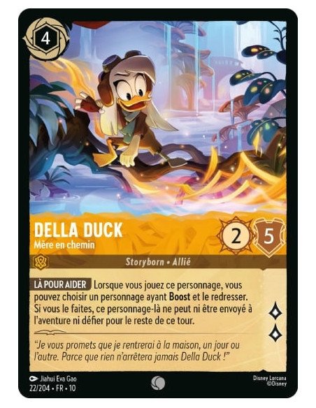 S10 - 022/204 : Della Duck - Mère en chemin | Cartes à l'unité Lorcana