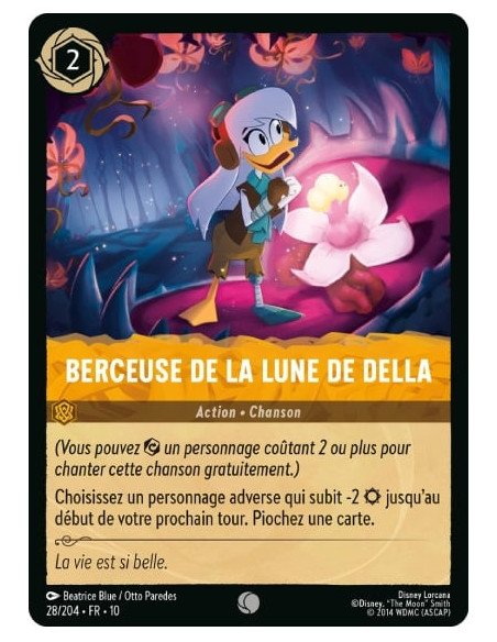 S10 - 028/204 : Berceuse de la Lune de Della | Cartes à l'unité Lorcana