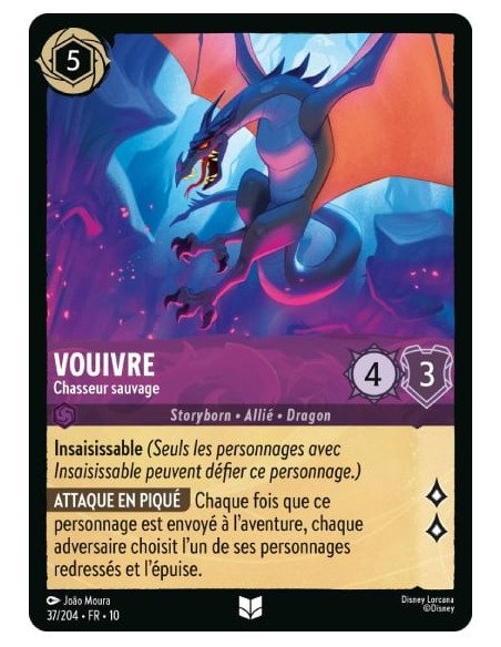 S10 - 037/204 : Vouivre - Chasseur sauvage | Cartes à l'unité Lorcana