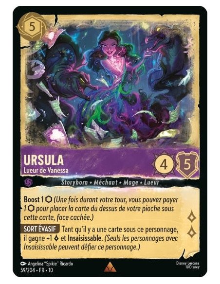 S10 - 059/204 : Ursula - Lueur de Vanessa | Cartes à l'unité Lorcana