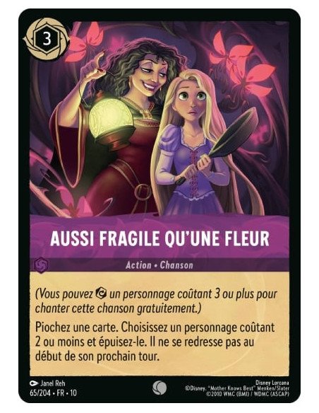 S10 - 065/204 : Aussi fragile qu’une fleur | Cartes à l'unité Lorcana