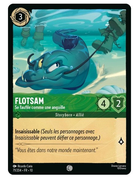 S10 - 071/204 : Flotsam - Se faufile comme une anguille | Cartes à l'unité Lorcana
