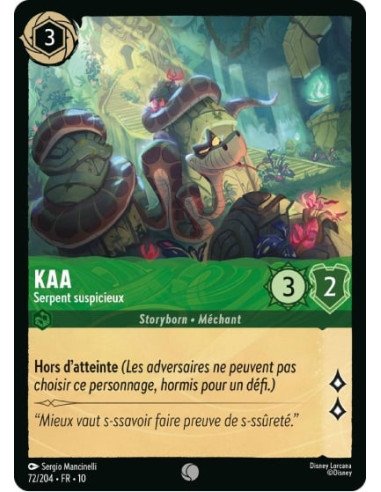 S10 - 072/204 - Kaa - Serpent suspicieux