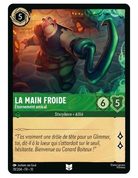 S10 - 078/204 : La Main Froide - Étonnement amical | Cartes à l'unité Lorcana