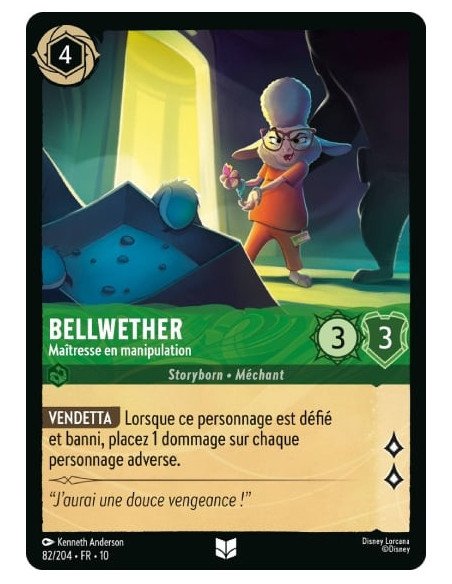S10 - 082/204 : Bellwether - Maîtresse en manipulation | Cartes à l'unité Lorcana