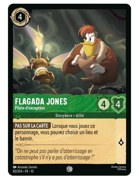 S10 - 083/204 : Flagada Jones - Pilote d'exception | Cartes à l'unité Lorcana
