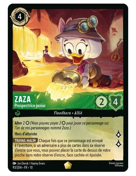 S10 - 093/204 : Zaza - Prospectrice junior | Cartes à l'unité Lorcana