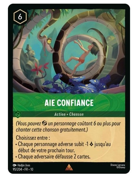 S10 - 095/204 : Aie confiance | Cartes à l'unité Lorcana