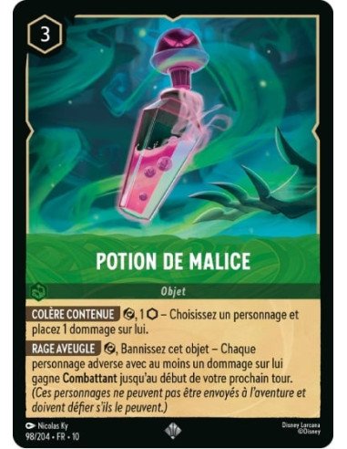 S10 - 098/204 - Potion de malice