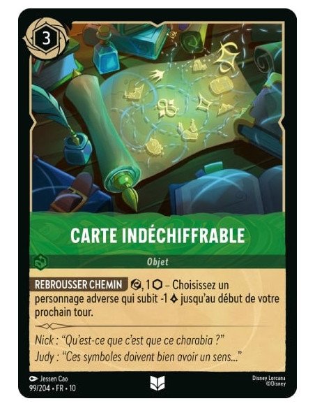 S10 - 099/204 : Carte indéchiffrable | Cartes à l'unité Lorcana