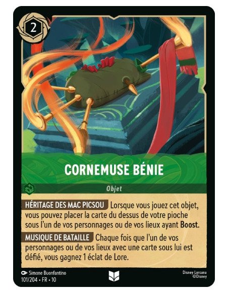 S10 - 101/204 : Cornemuse bénie | Cartes à l'unité Lorcana