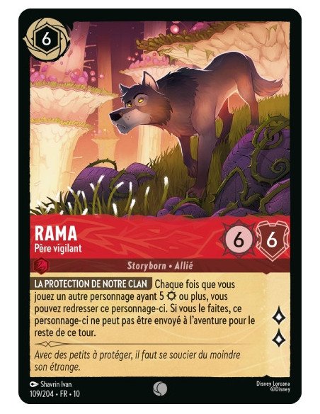 S10 - 109/204 : Rama - Père vigilant | Cartes à l'unité Lorcana