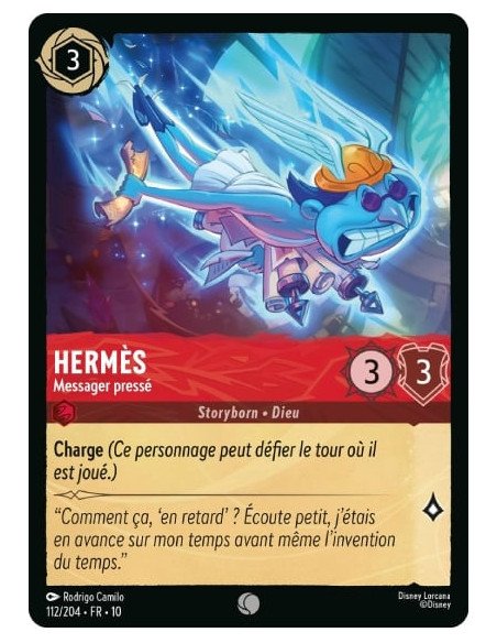 S10 - 112/204 : Hermès - Messager pressé | Cartes à l'unité Lorcana