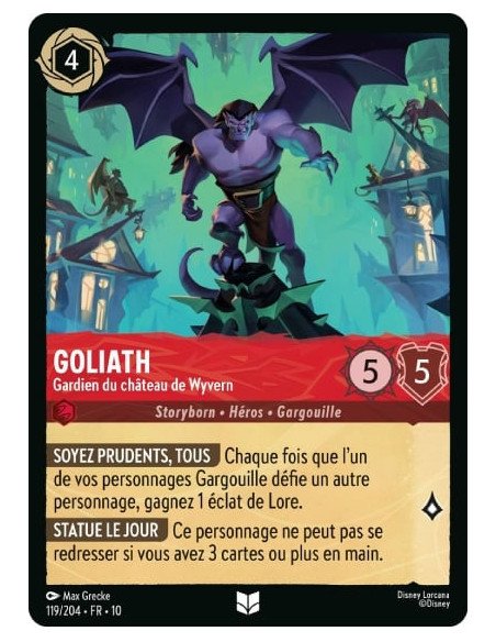 S10 - 119/204 : Goliath - Gardien du château de Wyvern | Cartes à l'unité Lorcana