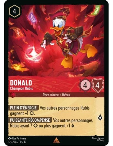 S10 - 121/204 - Donald - Champion Rubis