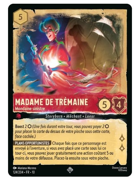 S10 - 124/204 : Madame de Trémaine - Mondaine sinistre | Cartes à l'unité Lorcana