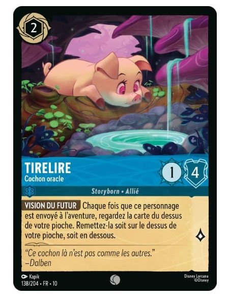 S10 - 138/204 : Tirelire - Cochon oracle | Cartes à l'unité Lorcana