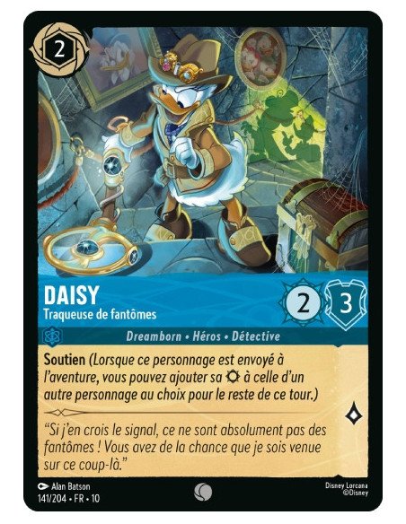 S10 - 141/204 : Daisy - Traqueuse de fantômes | Cartes à l'unité Lorcana