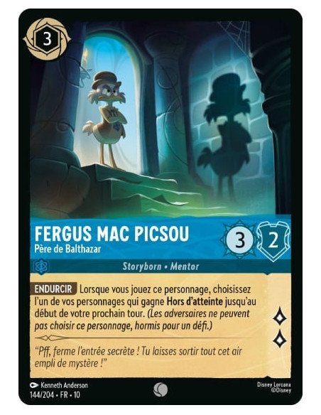 S10 - 144/204 : Fergus Mac Picsou - Père de Balthazar | Cartes à l'unité Lorcana