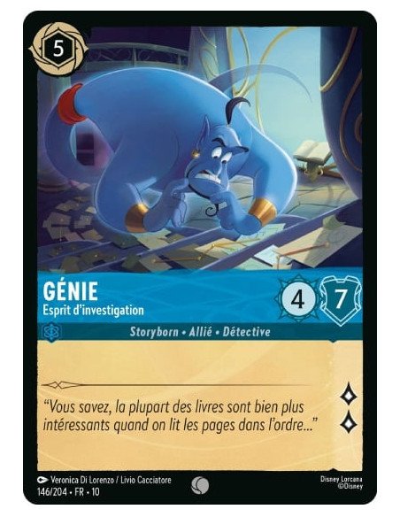 S10 - 146/204 : Génie - Esprit d'investigation | Cartes à l'unité Lorcana