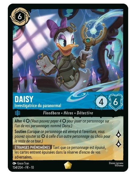 S10 - 154/204 : Daisy - Investigatrice du paranormal | Cartes à l'unité Lorcana