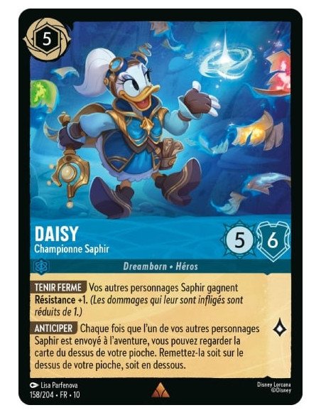 S10 - 158/204 : Daisy - Championne Saphir | Cartes à l'unité Lorcana