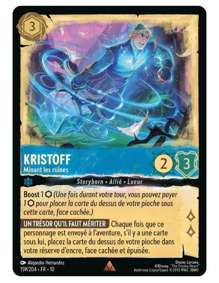 S10 - 159/204 : Kristoff - Minant les ruines | Cartes à l'unité Lorcana